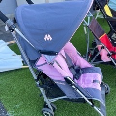 【Maclaren】ベビーカー　状態よし　ピンクでかわいい🥰の画像