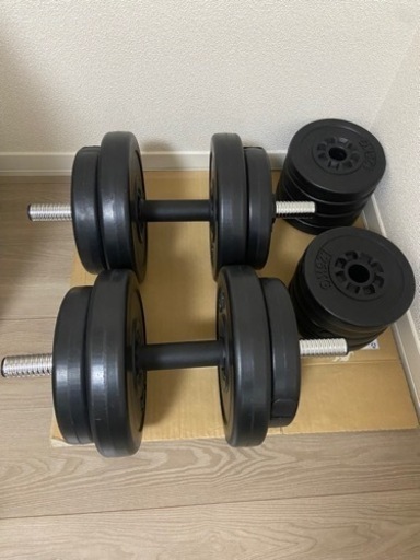 ★受付再開！　ダンベル20kg×2setとフラットベンチ