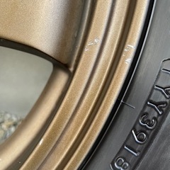 お話中🙂更に値下げしました→JB23-8に使用"スタッドレスタイヤ"　アルミホイール付きの画像