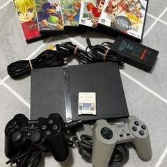 【動作確認済み】プレイステーション 2 薄型 ソフト５本セット
