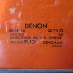 DENON　デノン　SC-T11XG　トールスピーカー