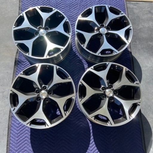 早い者勝ちで値下げ予定は無し。スバル　フォレスター　SJ系　純正　アルミ　ホイール　スタッドレス用などに