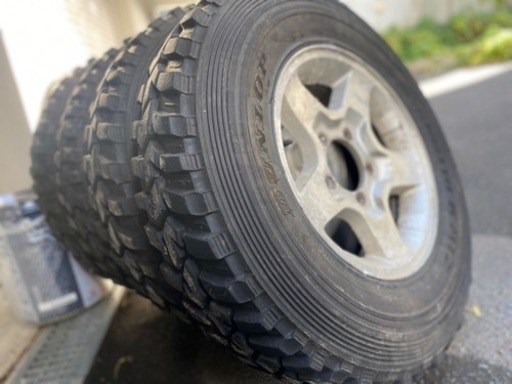 値下げ ジムニー グラントレック MT2 7.00R16 バリ山 マッドタイヤ ホイール