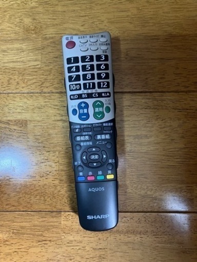 格安純正品！シャープAQUOS純正リモコン！保証交換あり