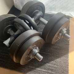 10㎏ダンベル　腹筋ローラーセット