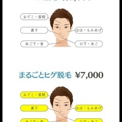 男性の方！ヒゲ脱毛モニター募集中！