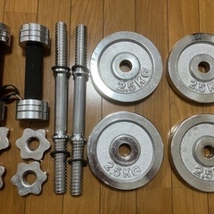 ダンベルセット6.5kg x2➕2kgx2の画像