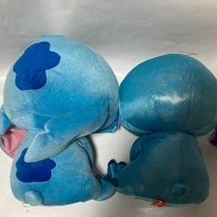 スティッチ　ぬいぐるみ2個、プーさんの画像