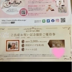 ￥10,300- 相当無料！最終値下げ！スタジオアリスご優待券‼︎ 