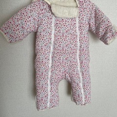 冬用カバーオール　ジャンプスーツ60〜70㎝の画像