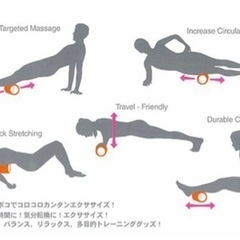 エクササイズ　ローラー　ピンクの画像