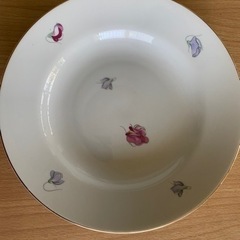 花柄洋皿　３枚の画像