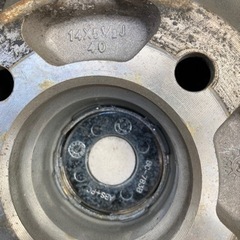 （値下げ）スタッドレスタイヤ　ホイールセット　14インチ①の画像