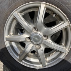 （値下げ）スタッドレスタイヤ　ホイールセット　14インチ①の画像