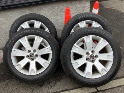 デリカD5 他用　アルミホイール付タイヤ