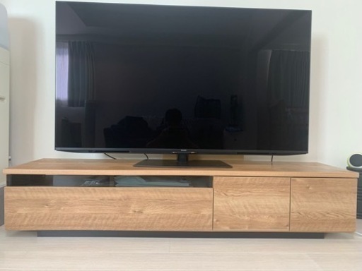 ロウヤ[幅180] テレビ台 日本製 ローテレビ台 50V型対応 完成品 木製。価格のご相談は受け付けますのでお気軽にご連絡ください。