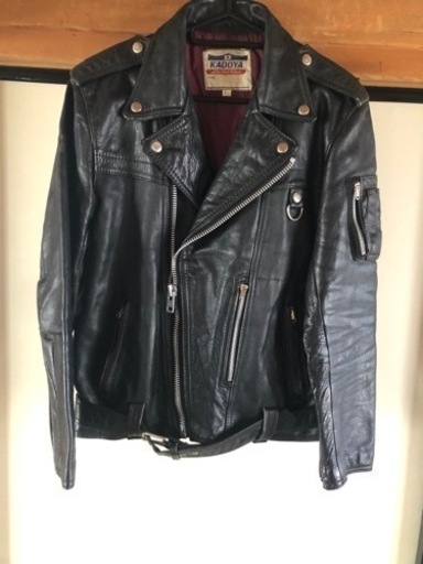 カドヤレザーダブルライダースジャケット(Ｌ)