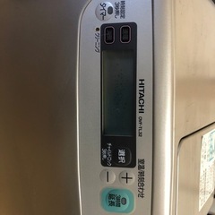 シルバー　日立　石油ファンヒーターの画像