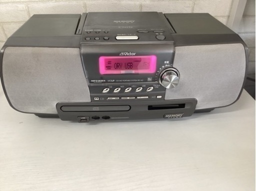 美原店　CD-MDメモリーポータブルシステム　ビクター　コンポ　2007年