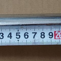 【¥5000】【両端カット品】28mm穴用 バーベルシャフト 全長164㎝の画像