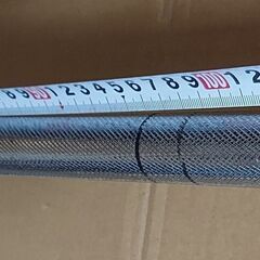 【¥5000】【両端カット品】28mm穴用 バーベルシャフト 全長164㎝の画像