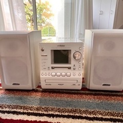 【受付終了】CD MDコンポ CA-UXGM77-W 音楽 MD...