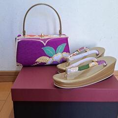 振袖用草履とバックのセットの画像