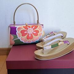 振袖用草履とバックのセット