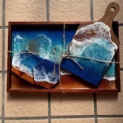 トレイ&2コースターセット