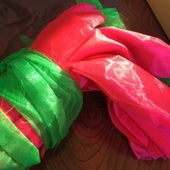 【むじんはんばい】赤と緑のハギレ　クリスマスの小物作りにの画像