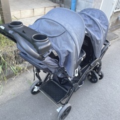 ☆美品☆ 2人乗りベビーカー ⭐︎楽ちん JOIN 2人乗りベビーカー