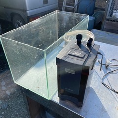 フチ無しガラス60㎝水槽セット