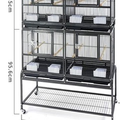 二段式インコ用ケージ