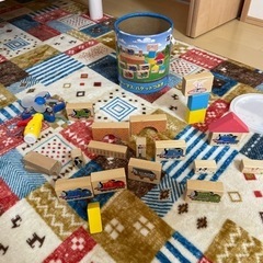 トーマス　積み木とミスト扇風機