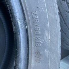 235/50R18タイヤあげます。の画像