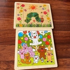 木製パズル　ノンタンといっしょ&はらぺこあおむし