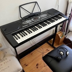 Alesis 電子キーボード 61鍵盤 ヘッドホン スタンド 椅子 