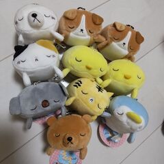 動物マシュマロ俵型マスコット10こセット