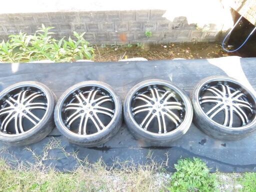 値下げ!!!　アロイ　アルミホイール　17インチ*5.5J　PCD:100　4本セット