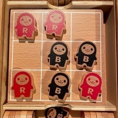 木製かわいいオセロ　ドミノもできる