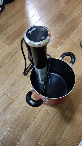 低温調理器、鍋