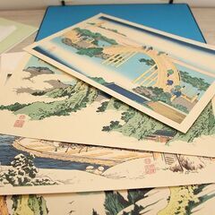 北斎と広重 名所絵 諸国名橋奇覧・千絵の海・近江八景・江戸