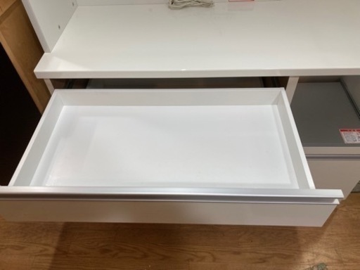 高橋木工所　レンジボード　2枚扉　ホワイト レンジボード 高橋木工所 フローラ3 キッチンボード 中古