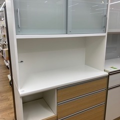 レンジボード　松田家具　2枚扉　ホワイト