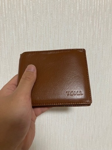 ベトナム革財布(ハノイで購入)TOMA brownトマ　ブラウン茶色
