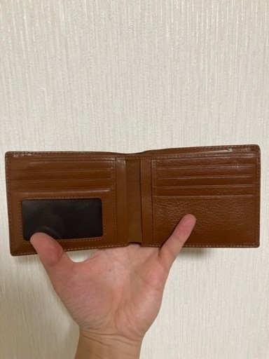 ベトナム革財布(ハノイで購入)TOMA brownトマ　ブラウン茶色