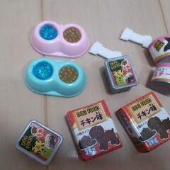 犬のミニチュア玩具セット★の画像