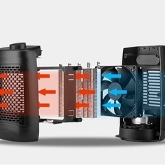 【新品未使用】セラミックファンヒーター 電気ファンヒーター 首振り 暖房器具 省エネ 速暖 大風量 転倒OFF 過熱保護 1200W の画像