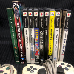 【動作確認済】プレステ2 本体＋名作ソフト9本＋メモリーカード