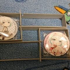 たんもし 缶バッジ二個